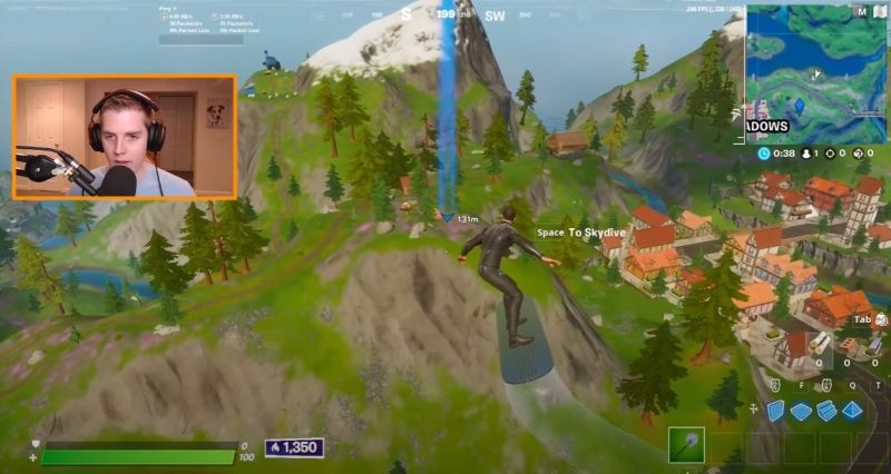 Fortnite Season 4 Landing Spots - Hill and bridge combo near Misty Meadows (Image Credits: itsJerian)