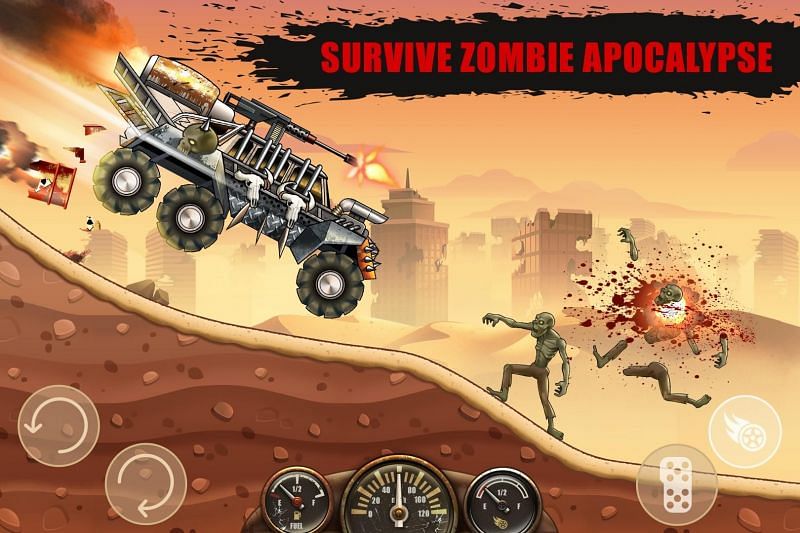 Zombie Hill Racing &ndash; Earn To Climb: Apocalypse. Image Credits: APKPure.com.