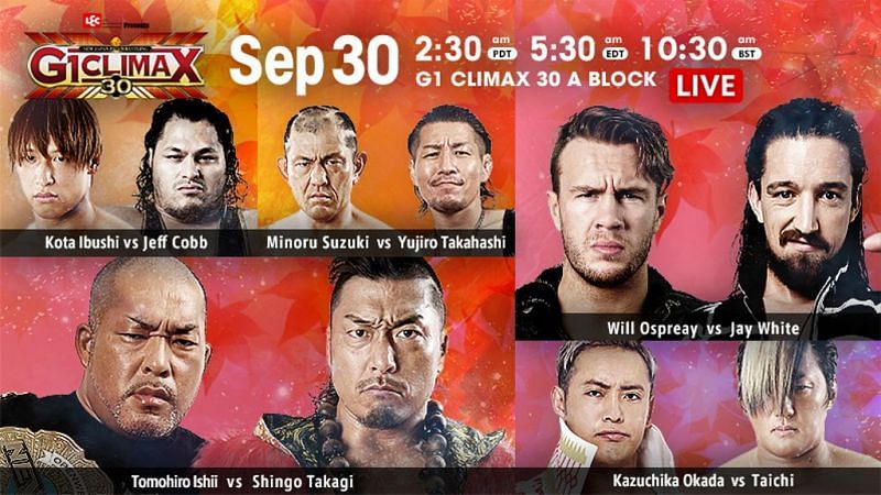 A Block delivers another stellar show for the G1 Climax 30.