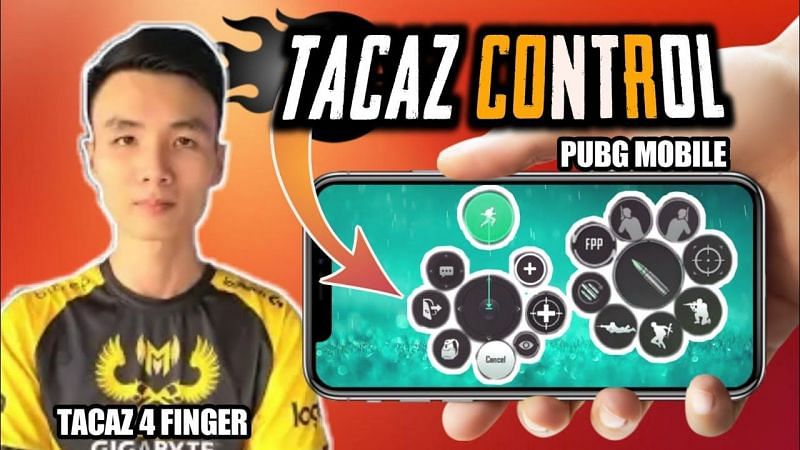 PUBG Mobile: Tacaz's controls, setup and sensitivity settings
