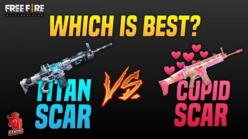 Titan scar vs Cupid scar (Image credits: Pri Gaming)