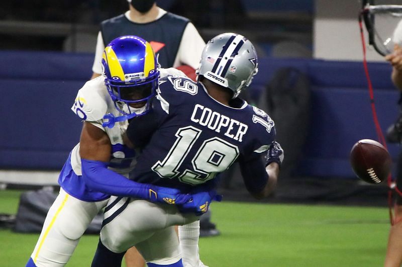 Amari Cooper will be hoping to be fit for the game against Falcons