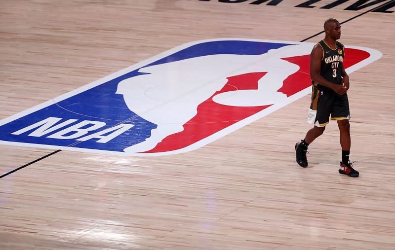 Chris Paul in action for the OKC Thunder in Game 6