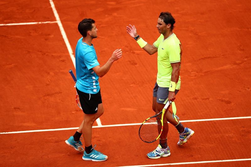 Dominic Thiem and Rafael Nadal are the two favorites at Roland Garros according to Novak Djokovic.