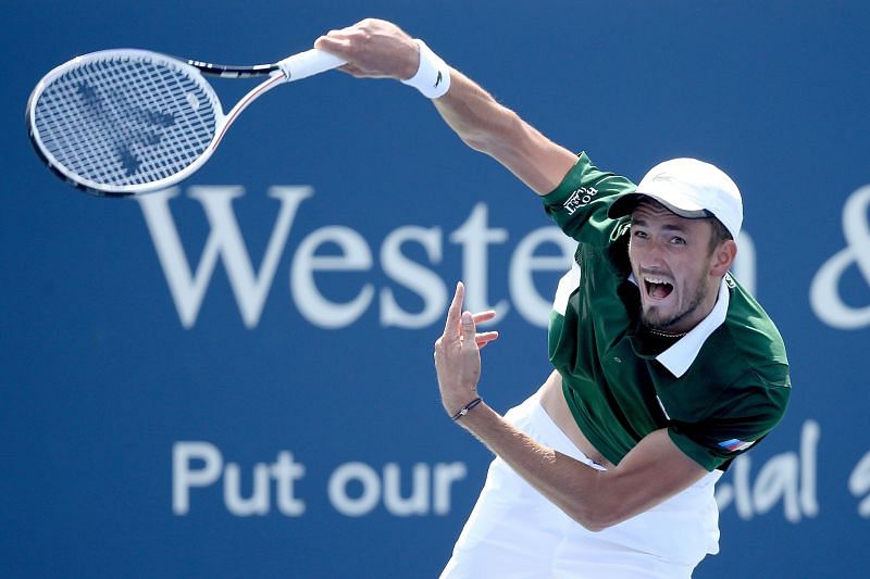 Daniil Medvedev at the Western &amp; Southern Open 2020