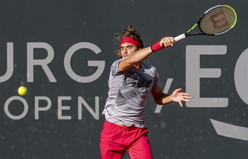 Stefanos Tsitsipas at the Hamburg Open 2020