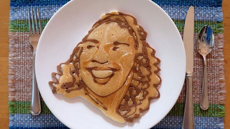 Here's a delicious pancake inspired by the 23-time Grand Slam champion, Serena Williams (Photo credit: Nathan Shields / Saipancakes)