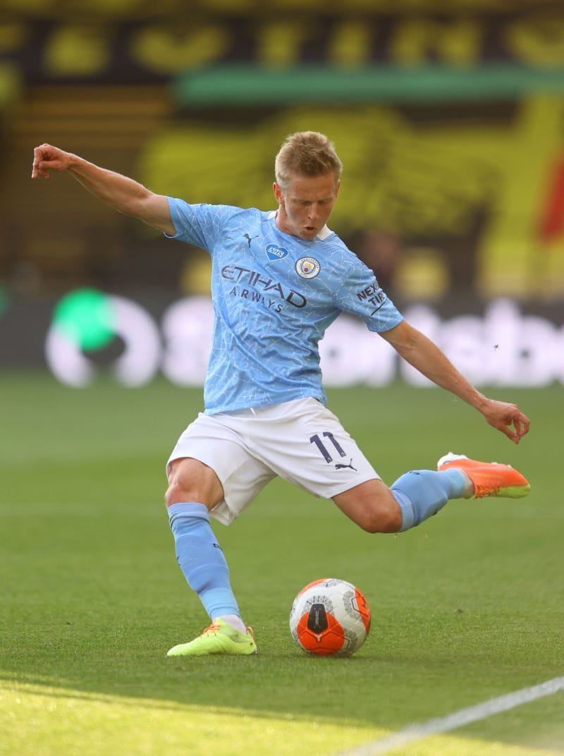 Reports Manchester City leftback Zinchenko could be used to sign Koulibaly
