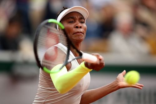 Venus Williams at the 2019 French Open at Roland Garros