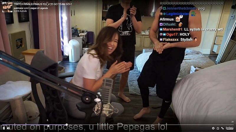 Pokimane once forgot that her live-stream was on when her friends came over to her place (Image Credits: Twitch / Pokimane)