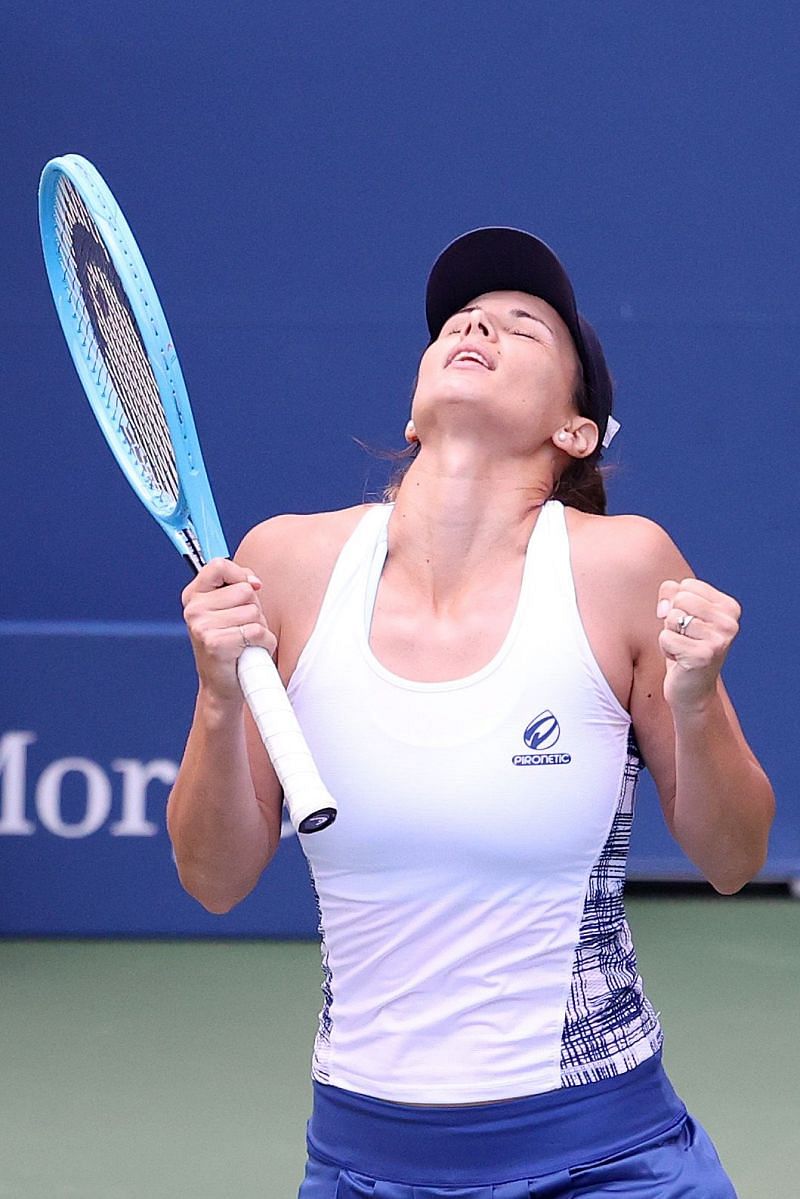 &nbsp;Tsvetana Pironkova at the 2020 US Open