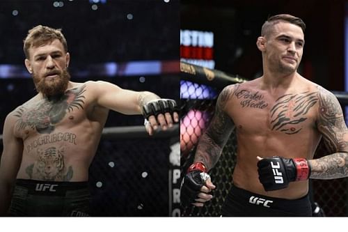 Conor McGregor and Dustin Poirier