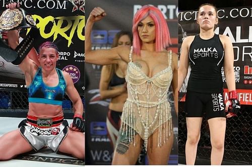 Vanessa Porto, who has signed with Bellator, Pearl Gonzales, and Erin Blanchfield