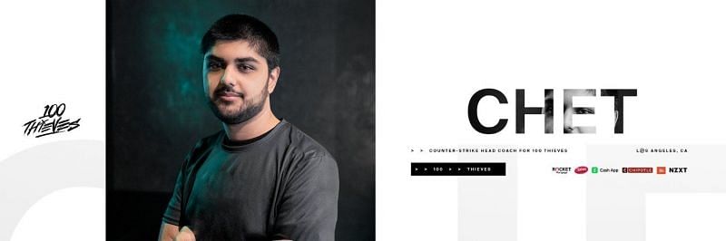 100Thieves&#039; head CS: GO coach Chet Singh might be planning a shift to Valorant (image credits: Chet Singh)