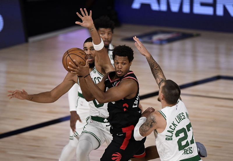 Kyle Lowry in action for the Toronto Raptors