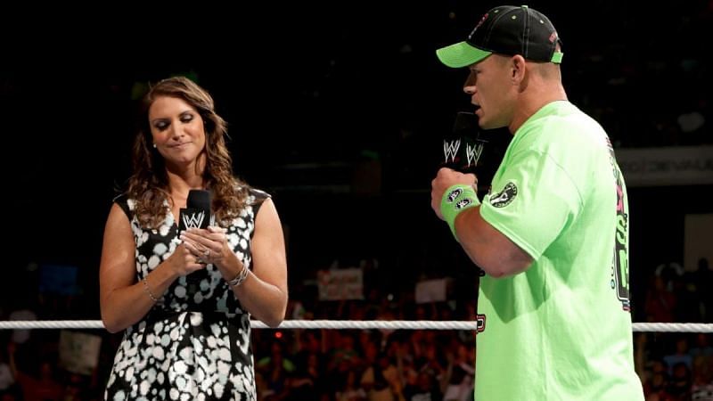 Cena and Stephanie have some interesting history