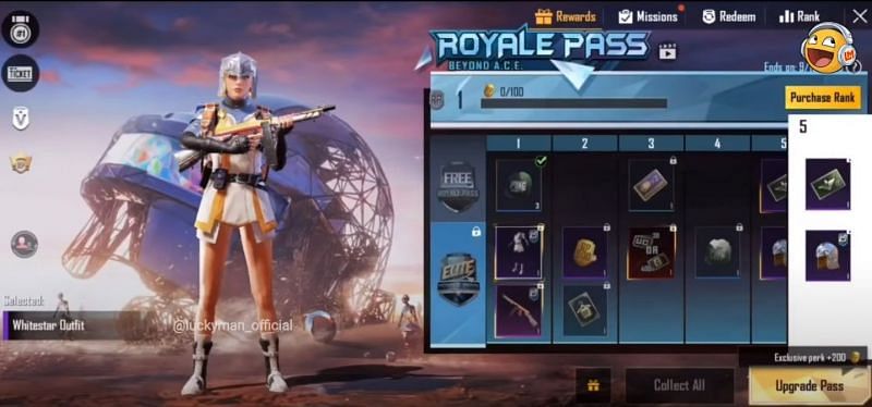 PUBG Mobile Season 15&#039;s &#039;Whitestar Outfit&#039;