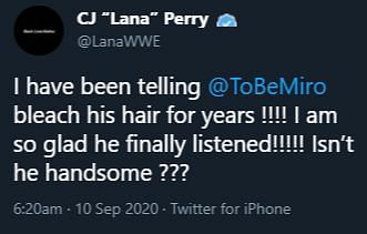 Lana posted the tweet shortly after Rusev&#039;s AEW debut.