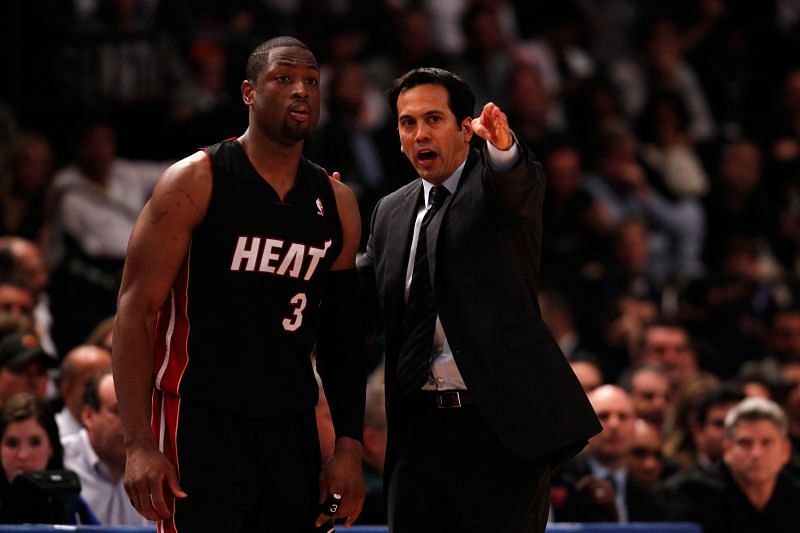 Dwyane Wade played under coach Eric Spoelstra for the Miami Heat