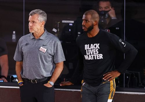 Billy Donovan and Chris Paul