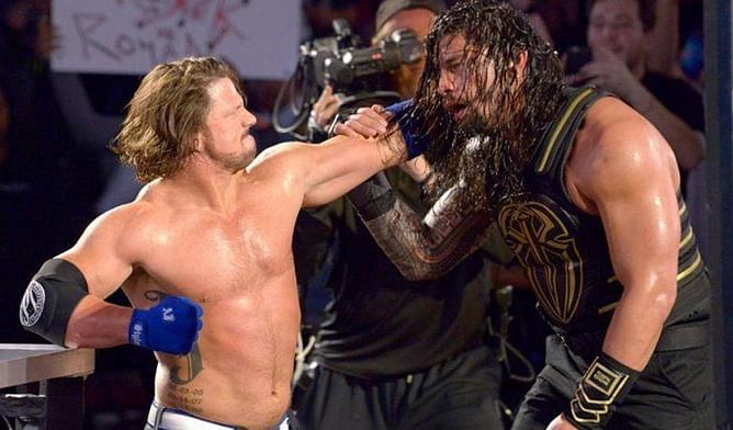 WWE सुपरस्टार एजे स्टाइल्स ने बताया कि रोमन रेंस से लड़ने से पहले उनसे क्या गलती हुई थी?