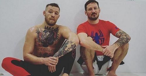 Conor McGregor and John Kavanagh