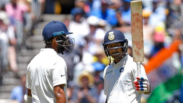 Mayank Agarwal scored a half-century on Test debut in the Boxing Day Test match