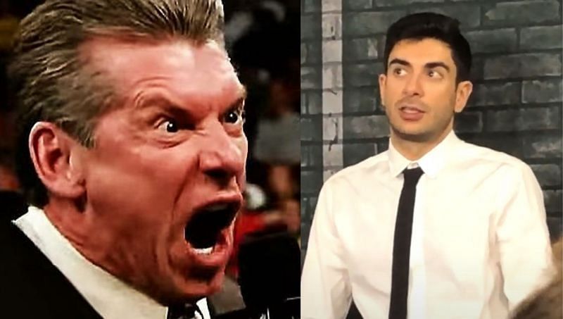 WWE Chairman Vince McMahon; AEW President Tony Khan