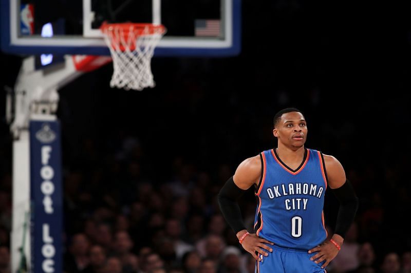 Westbrook could be made available by the Houston Rockets.