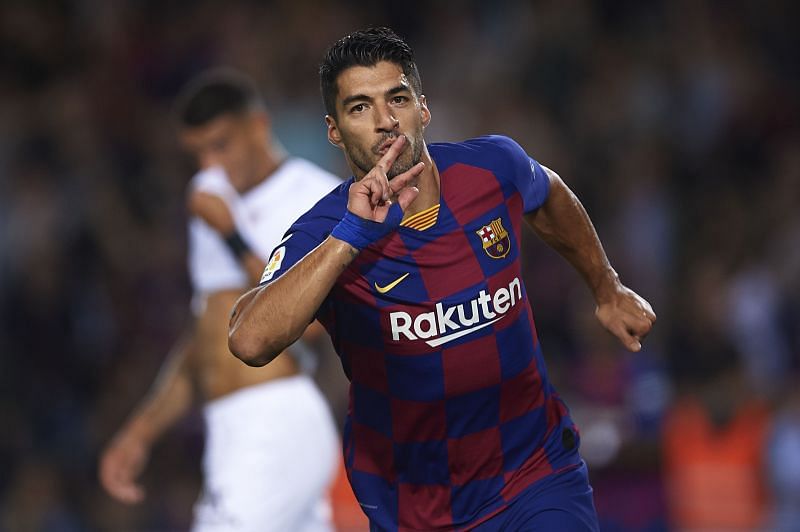 Luis Suarez in action for Barcelona