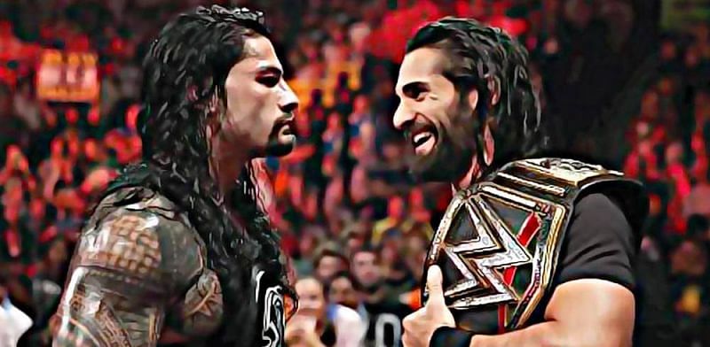 Roman Reigns and Seth Rollins in WWE