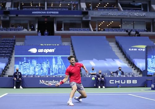 Dominic Thiem at the US Open in New York.