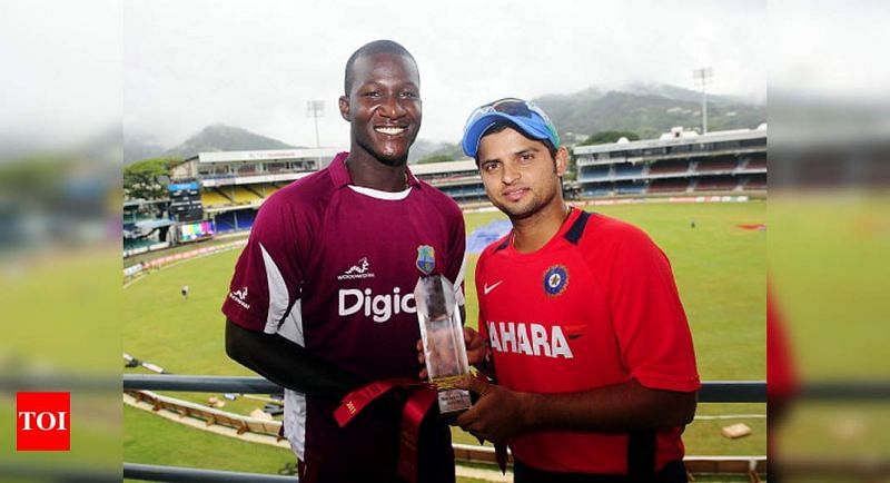 Darren Sammy believes India will miss the services of Suresh Raina and MS Dhoni. Image Credits: Times of India
