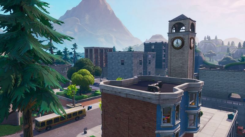 Tilted Towers was one of the sweatiest drop locations in Fortnite (Image credits: Fortnite Fandom)