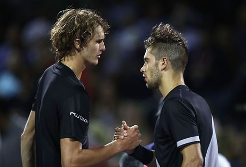 Borna Coric and Alexander Zverev met in the second round of US Open 2017