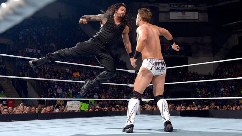 Roman Reigns and The Miz last went one-on-one in January 2018