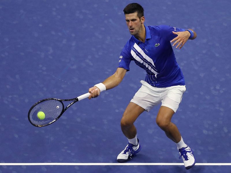 Novak Djokovic won his opener in straight sets