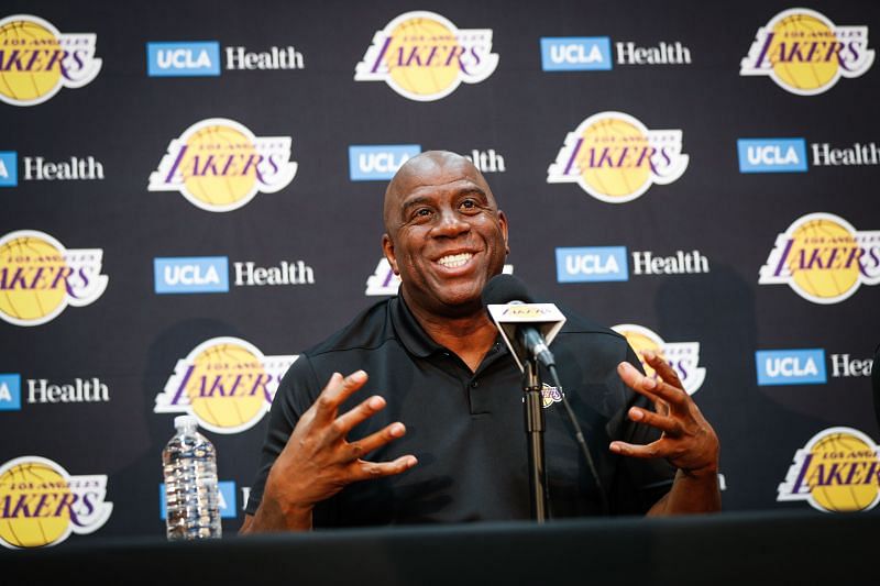 Earvin &quot;Magic&quot; Johnson also worked as an executive for the LA Lakers.