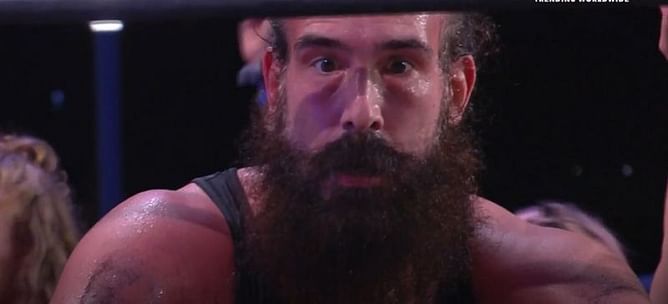 Brodie Lee reacts to his loss at AEW All Out