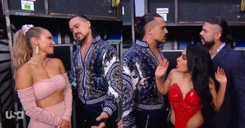 A lot happened during the backstage segment on RAW.