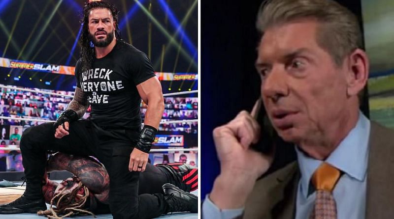 Roman Reigns and Vince McMahon