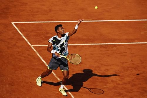 Felix Auger-Aliassime at the Internazionali BNL D'Italia 2020