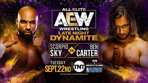 Scorpio Sky vs Ben Carter kicked AEW Late Night Dynamite.