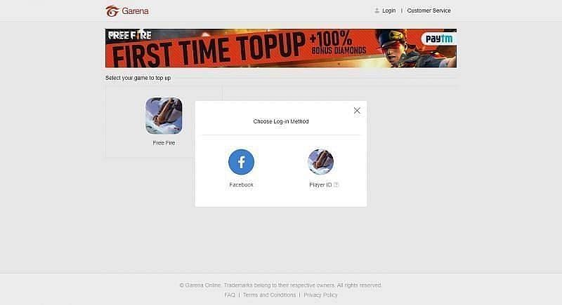 Free Fire: How to top-up diamonds from Games Kharido