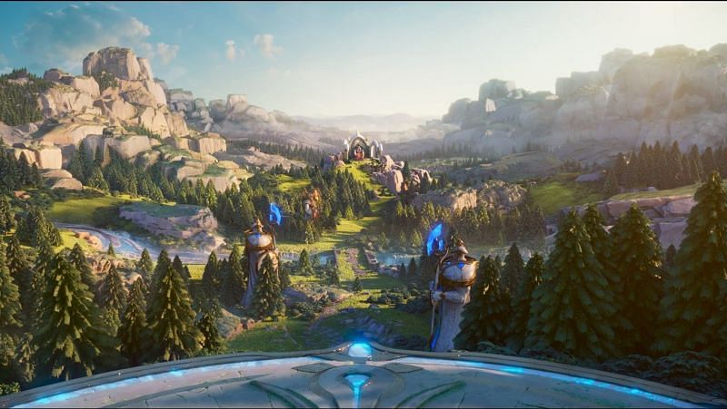 Summoner&#039;s Rift looks beautiful in the latest League of Legends: Wild Rift cinematic trailer (Image credit: Riot Games)