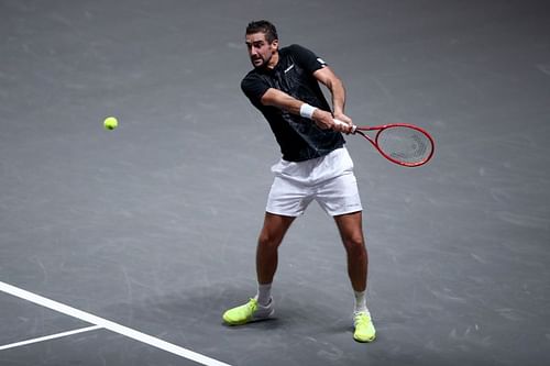 Marin Cilic at the Bett1Hulks Indoors 2020