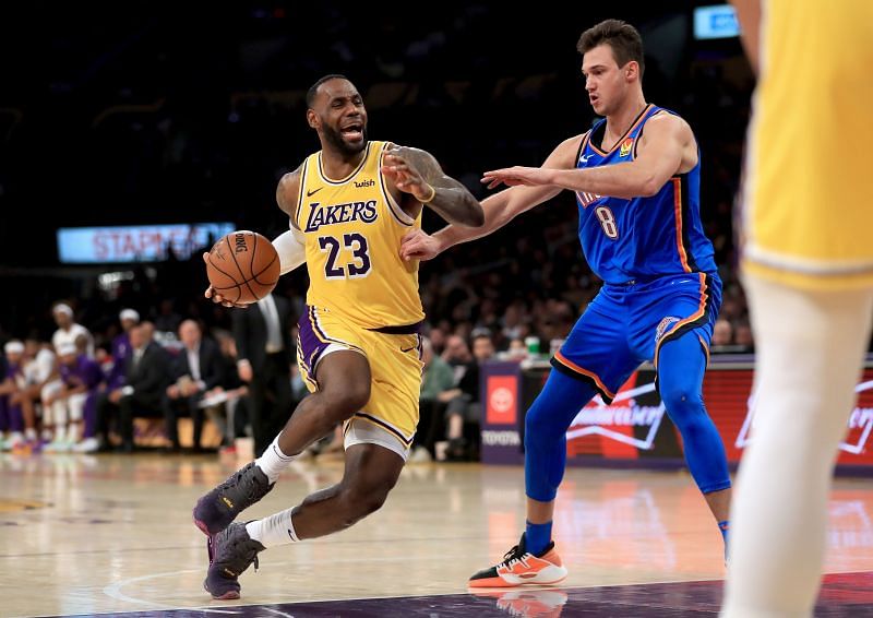 Oklahoma City Thunder v Los Angeles Lakers