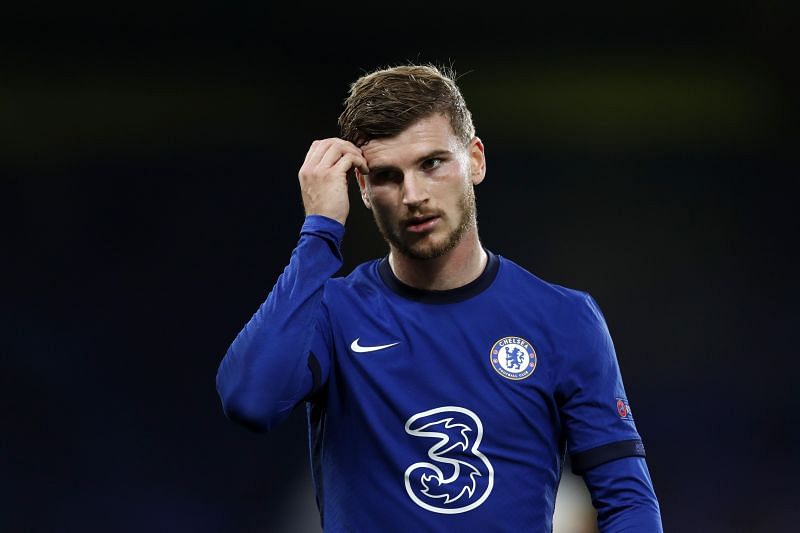 It was a frustrating evening for Chelsea frontman Timo Werner