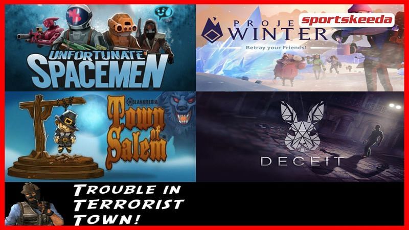 Top 5 Games To Play If You Are Bored Of Among Us - trouble in terrorist town roblox