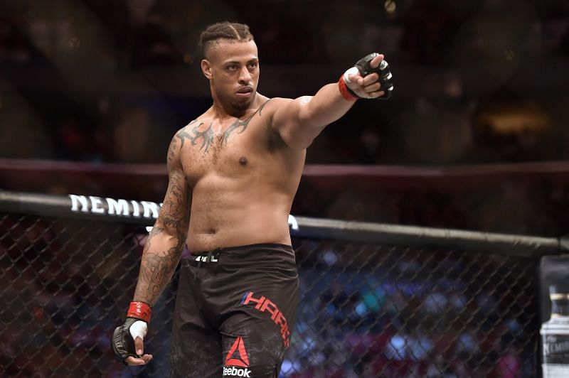 Greg Hardy brought a controversial reputation with him to the UFC thanks to domestic violence allegations